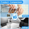 GTILE 4Pcs Hand Sanitizer Keychain, 30ml Refillable Portable Hand Sanitizer