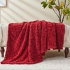 NEWCOSPLAY Super Soft Throw Blanket Red Premium Silky Flannel Fleece