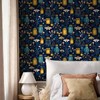 SuxiGlo Firefly Night Botanical Wallpaper Peel and Stick Wallpaper