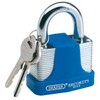 Draper 64182 Laminated Steel Padlock and 2 Keys with Hardened