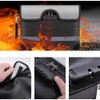 SenaiMy Fireproof Document Bag with Lock, Document Bag with Reflective