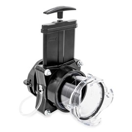 Camco 39050 Ready-to-Use Gate Valve with Built-in Clear Adapter, Black