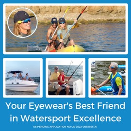 G FLOAT Floating Glasses Holder with No Sunglasses Strap or Tail, Floatable Eyeglasses Strap for Men, Special Glasses Strap for kids or Glasses Strap Women for Sports, Water Eyeglass Strap Retainer