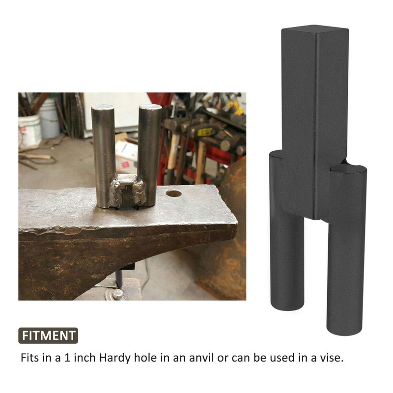 Blacksmith Hardy Anvil Tool 1" hardy Turning Bending Forge Scrolling