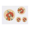 4 x 'Cute Clown Girl' Temporary Tattoos - Water Resistant,
