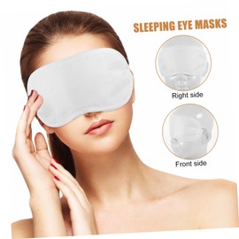 Mikinona 12Pcs Disposable Eye Masks Comfortable Satin Eye Covers Lightweight Sleep Masks for Travel and Napping for Office Workers and Students