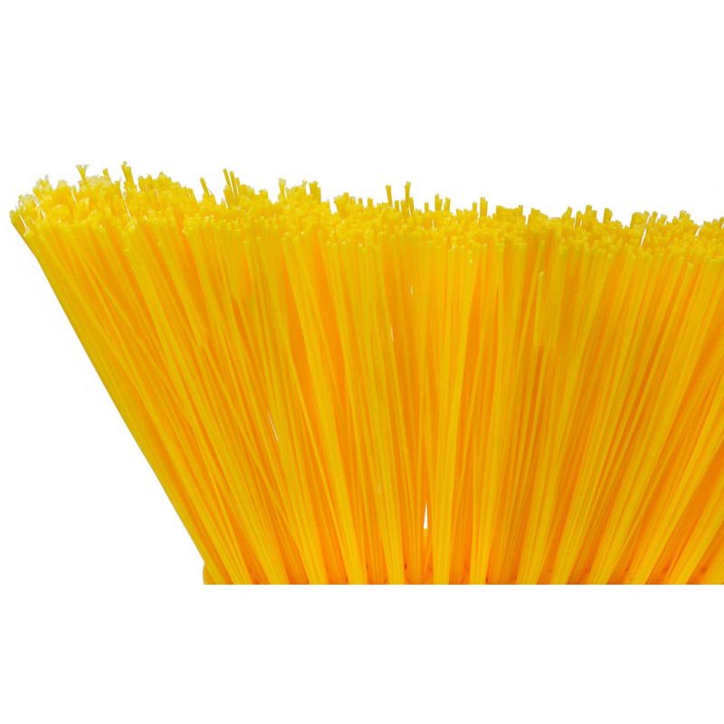 SPARTA Plastic Broom Head, Angled, Un-Flagged for Large Debris Indoor,