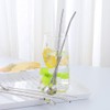 SBOMHS Reusable Straws Spoons 18/8 Stainless Steel Pack of 8