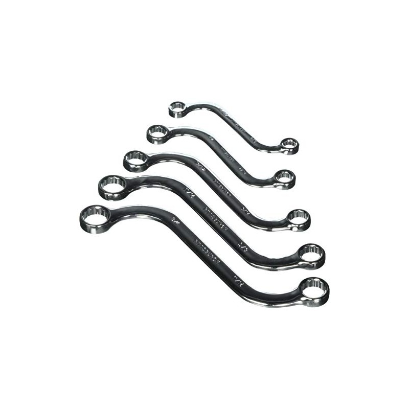 Pittsburgh 5 Piece SAE S-Type Obstruction Wrench Set