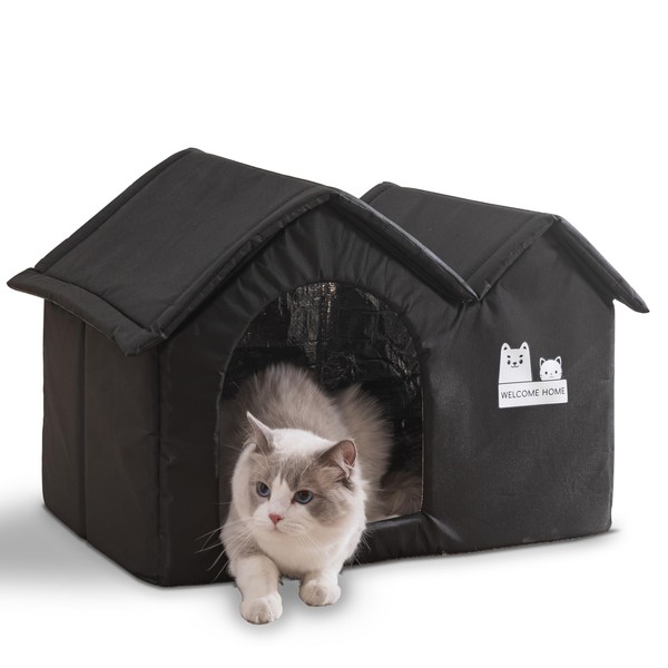 algalbloom ALGALBLOOM Foldable Dog Cat Kennel Waterproof Pet Shelter with
