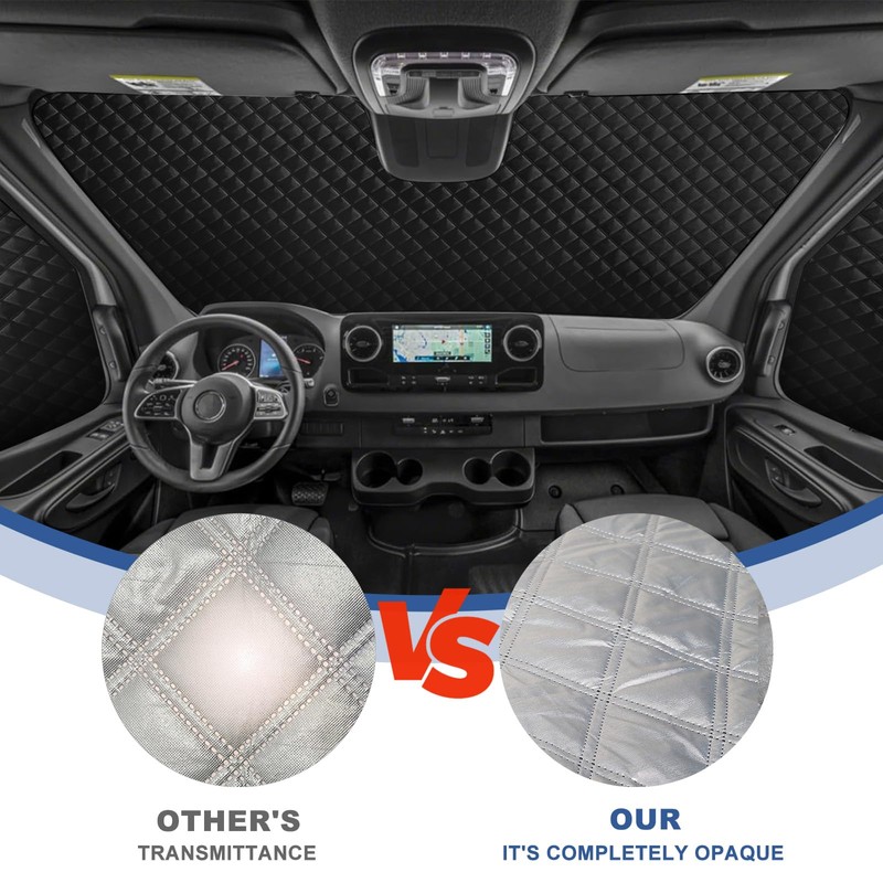 3 Pieces Thermal Mat Replacement for Dacia Dokker 2015-2025, Sun