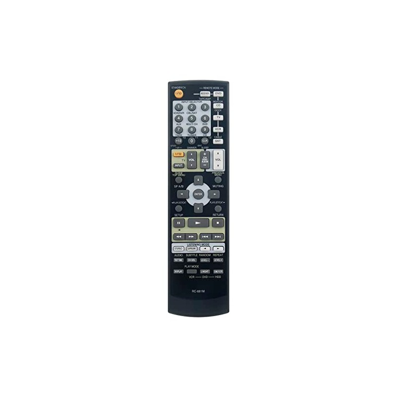 RC-681M Replace AC Receiver Remote Control Compatible for Onkyo Home