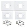 THP2400A1027W Thermostat Wall Plate Back Plate White Cover Assembly (2)