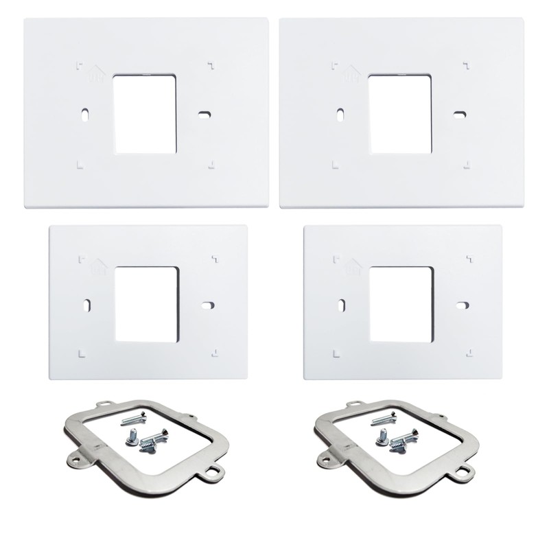 THP2400A1027W Thermostat Wall Plate Back Plate White Cover Assembly (2)