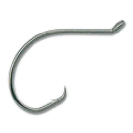 Mustad Demon Perfect Circle, Up Eye, in-Line 1X Fine Wire - Black Nickel-Size 4/0 - Pack of 25