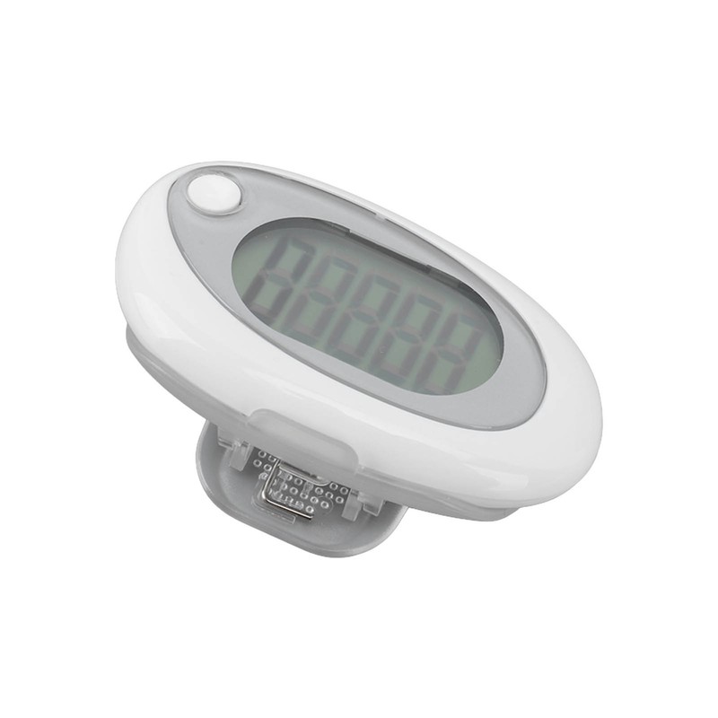 3D Pedometer Simple Step Counter with Clip Lanyard Accurate Quiet