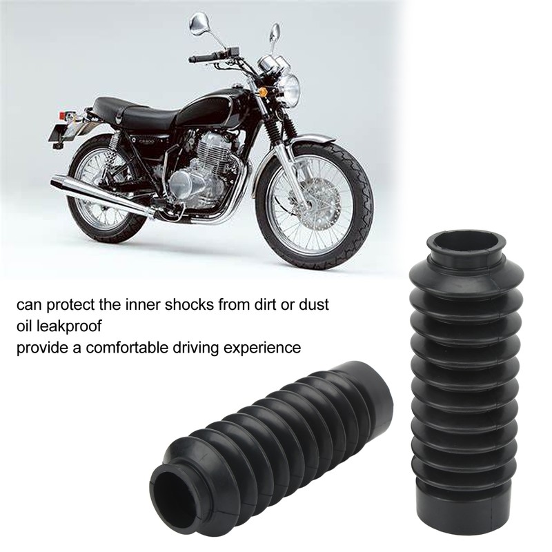 2 Pcs Fork Boot Motorcycle Shock Absorber Protector Covers Replacement