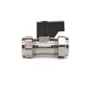 15mm Compression Lever Isolation Valve - Heavy Duty Brass Shut