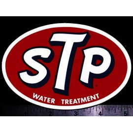 STP Water Treatment - Original Vintage 1960's 70's Racing Decal/Sticker - Petty