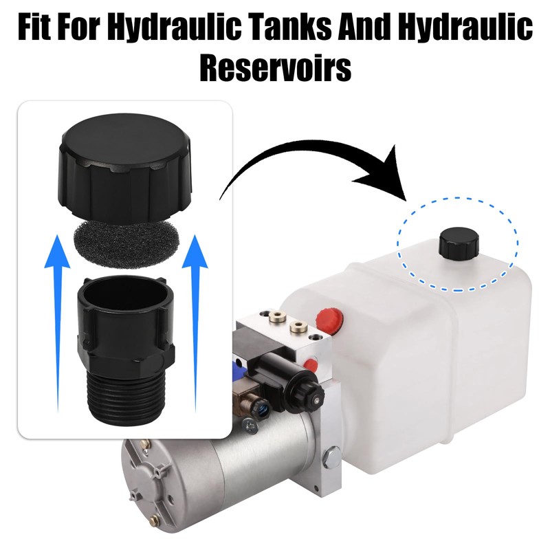 HBF12P 3/4 NPT Hydraulic Power Unit Poly Breather Cap,Fit For