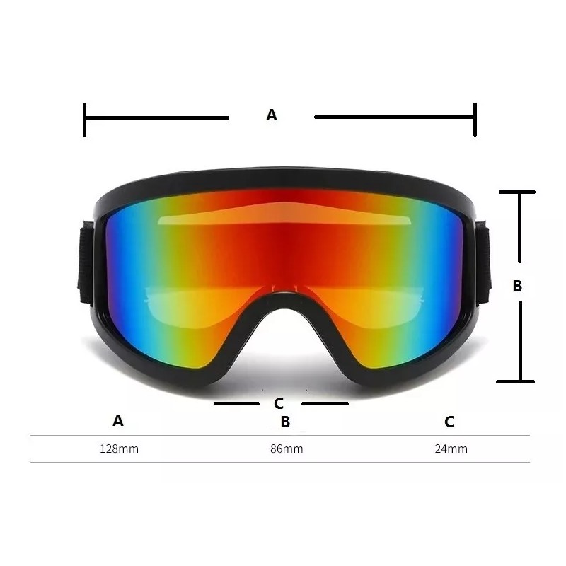 AJC Protector Google Gogles Moto Bici Scooter Ojo