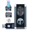 Reetsing Windproof Triple Jet Flame Torch Lighter with Stand –