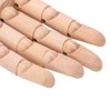 Wooden Hand Model Movable Flexible Durable Wood Wide Application Wooden