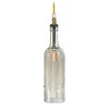 National Artcraft® Wine Bottle Hanging Lamp with Candelabra Size Socket