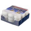 JEKA Pyramid Tea Lights, Pack of 27 in Transparent Case,