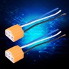 H4 Plug Motorcycle, Headlight Connector, 2 Pieces, Headlight Bulb, Right