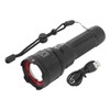 30W Zoomable Flashlights LED Metal Switch Super Bright Flashlight for