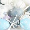 com-four® Easter eggs for hanging, hand-painted Easter decoration in great