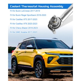 Coolant Thermostat Housing Assembly Fits for LaCrosse XT5 XT6 Blazer Acadia Regal Sportback 2017-2023 3.6L, Replace 12678779 12673659