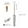sourcing map 6pcs 1/4" Hex Shank Drill Bit 1/16" Gold