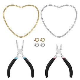 HERSIN Permanent Bracelet Kit Forever Bracelet Making for Couples Gift Friendship Bracelets DIY Locked Bracelet Christmas Valentine's Day for His and Her Bracelets Jewelry Gifts