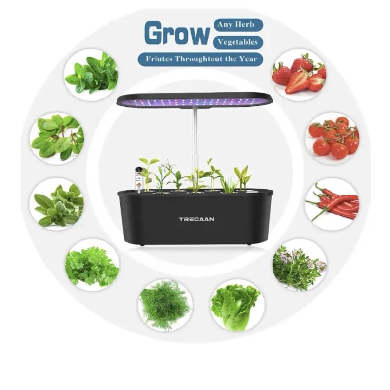 TRECAAN 7 Pods SMART Hydroponics Grow System Indoor Herb Garden