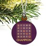 GRAPHICS & MORE Bingo Champion Mini Small Tiny Wood Christmas