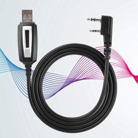 Program Talkie, for Baofeng GT-3 UV-82 BF-888s Radio TwoWay Radios Programming Cable with CD Driver