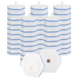 Zejoot Disposable Toilet Bowl Wand Refills, Wand Replacement Head for Bathroom Deep Cleaning, Disposable Toilet Cleaner Refill Pads Compatible with Most Toilet Brushes(50 Packs)