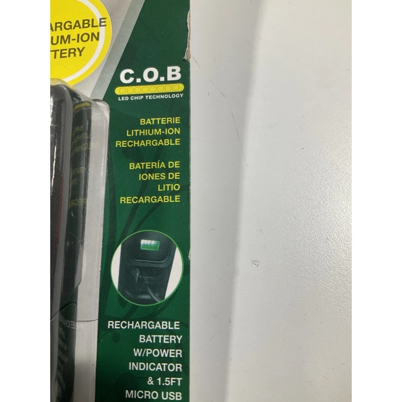 Go Green HERCULES COB LED Worklight Flashlight 200 Lumens, USB