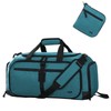 MIER Foldable Duffle Bag with Shoe Compartment 50L Travel Duffel