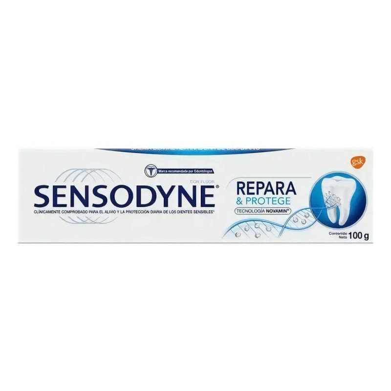 Crema Dental Sensodyne Repara & Protege Blanqueador 100g