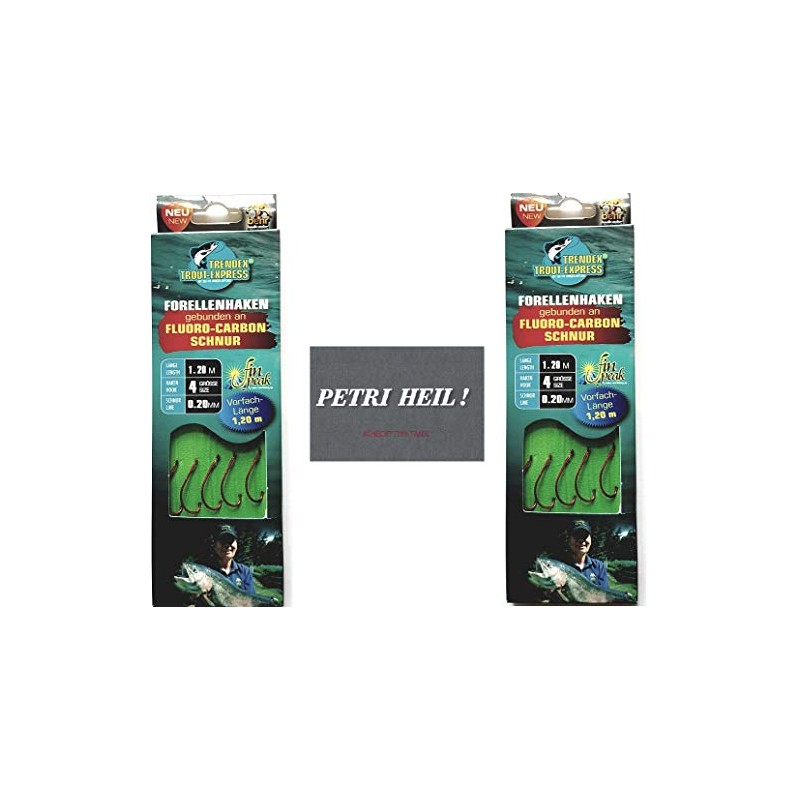 Set: 2-6 packs of tied trout hooks (10-30 pieces) to