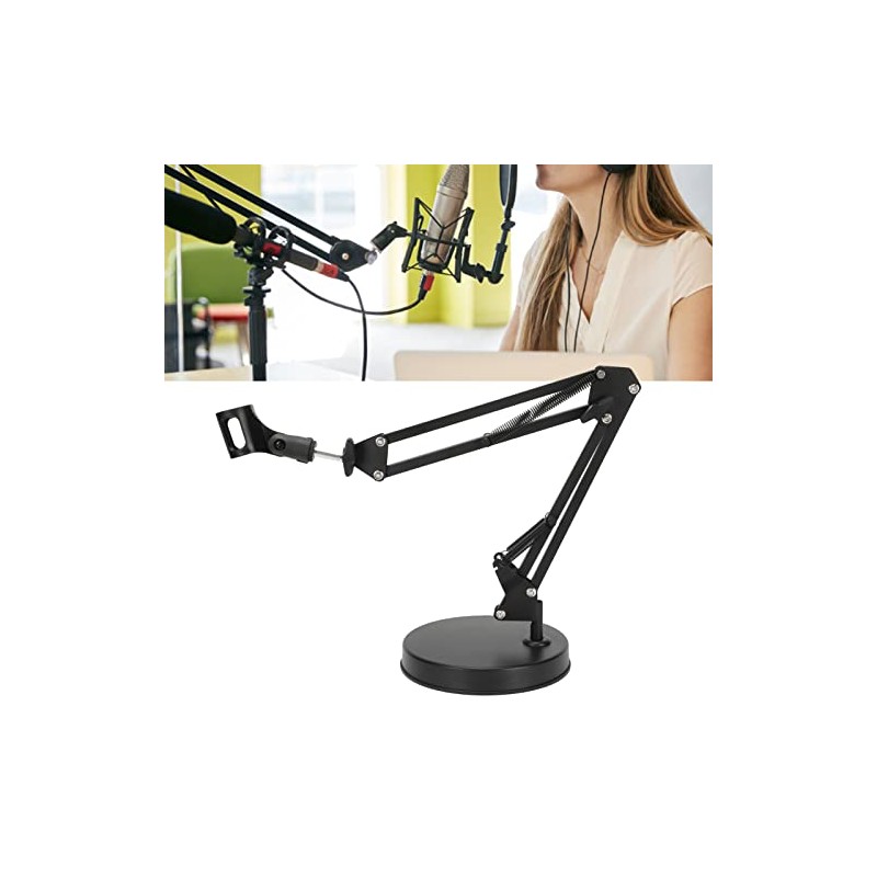 Soporte de Micrófono Resistente, Brazo de Micrófono Universal Ajustable con