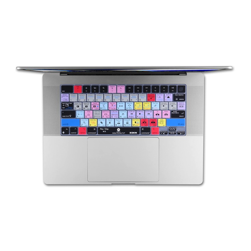 XSKN Premiere Pro Shortcut US Layout Silicone Keyboard Cover Skin