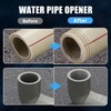 Integrated Pipe Threading Tool, 1/2“ And 3/4” Drill Compatible Dual-Function