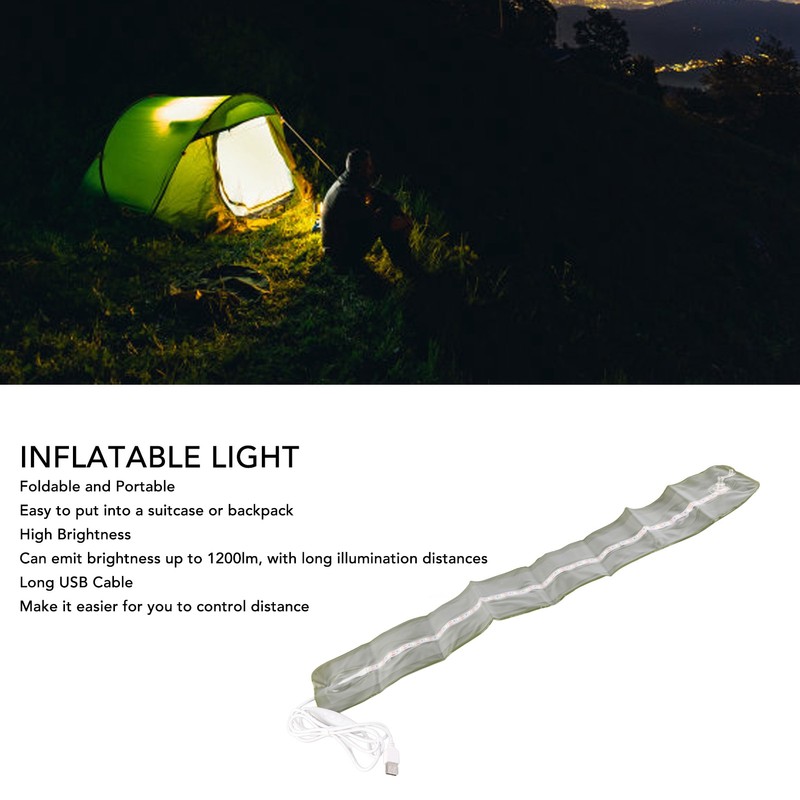 Inflatable Camping Light 1200LM High Brightness PVC Portable LED Tent
