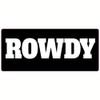 U.S. Custom Stickers Rowdy Black Sticker 3 Inch
