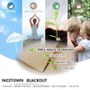 NICETOWN Narrow Blackout Door Curtain for Side Windows - Thermal