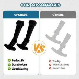 2 Pack Cooler Latches Replacement for Yeti, RTIC, Durable Replacement Latches Lid Parts Handle Compatible with Yeti RTIC Coolers (Black)